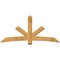 Ekena Millwork Alberta Rough Sawn Timber Gable Bracket, Western Red Cedar, 84"W x 38"H x 2"D x 6"F, 11/12 Pitch GBW084X38X0206ALB00RWR - alternate 1